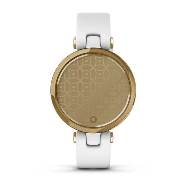 Garmin hodinky Lily® – Classic Edition,  Luneta v barvě Light Gold,  tělo White,  řemínek z italské kůže,  EU2 