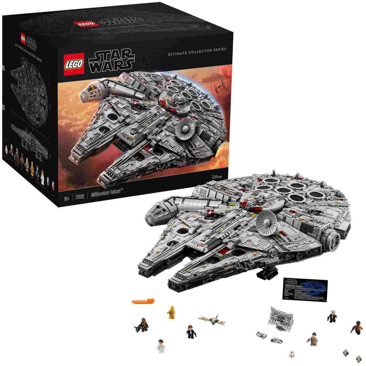 LEGO Star Wars 75192 Millennium Falcon, stavebnice, 7541 dílků, 20170 