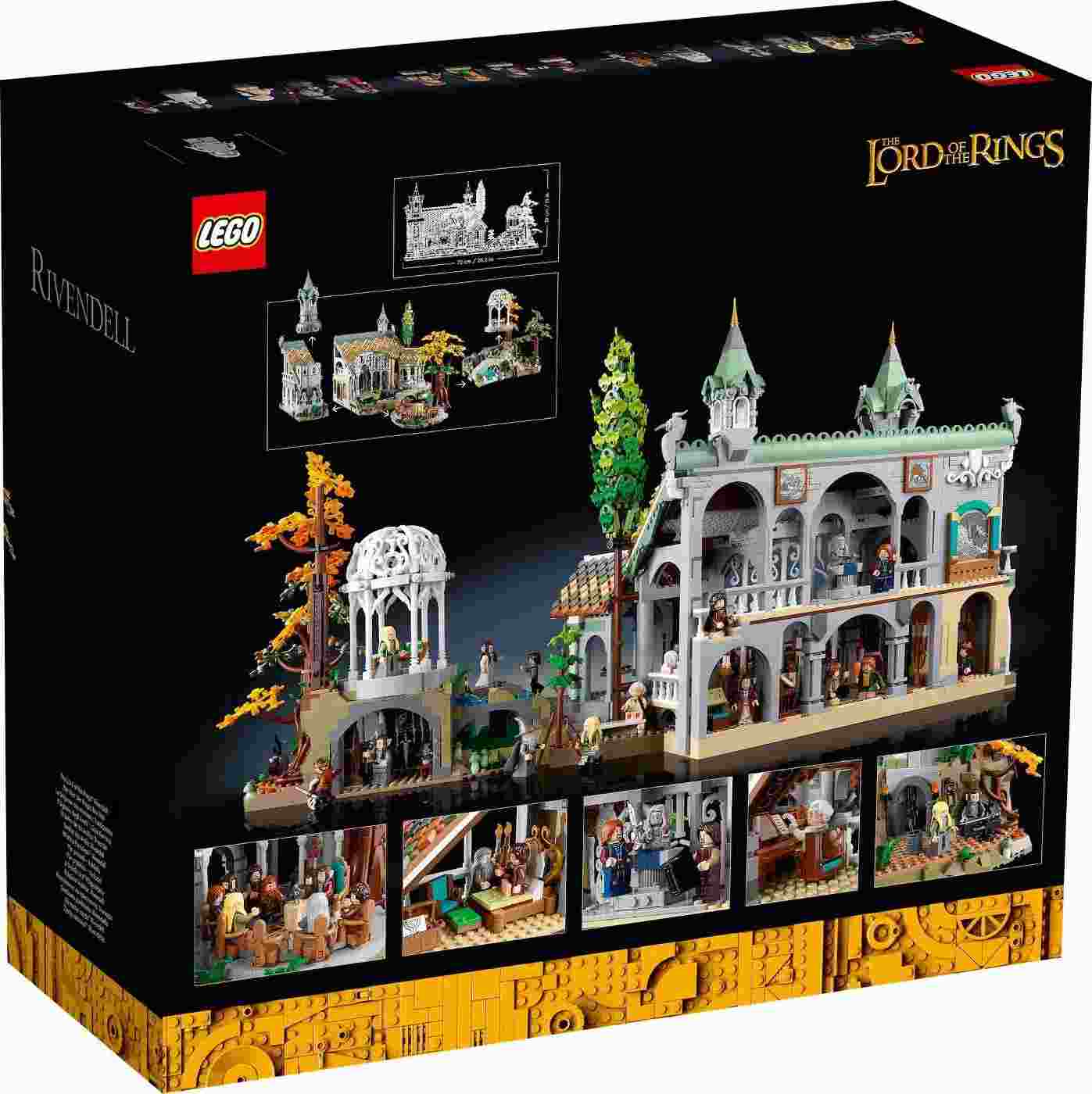 LEGO The Lord of the Rings 10316 Pán prstenů: Roklinka, 6167 dílků, 20233 