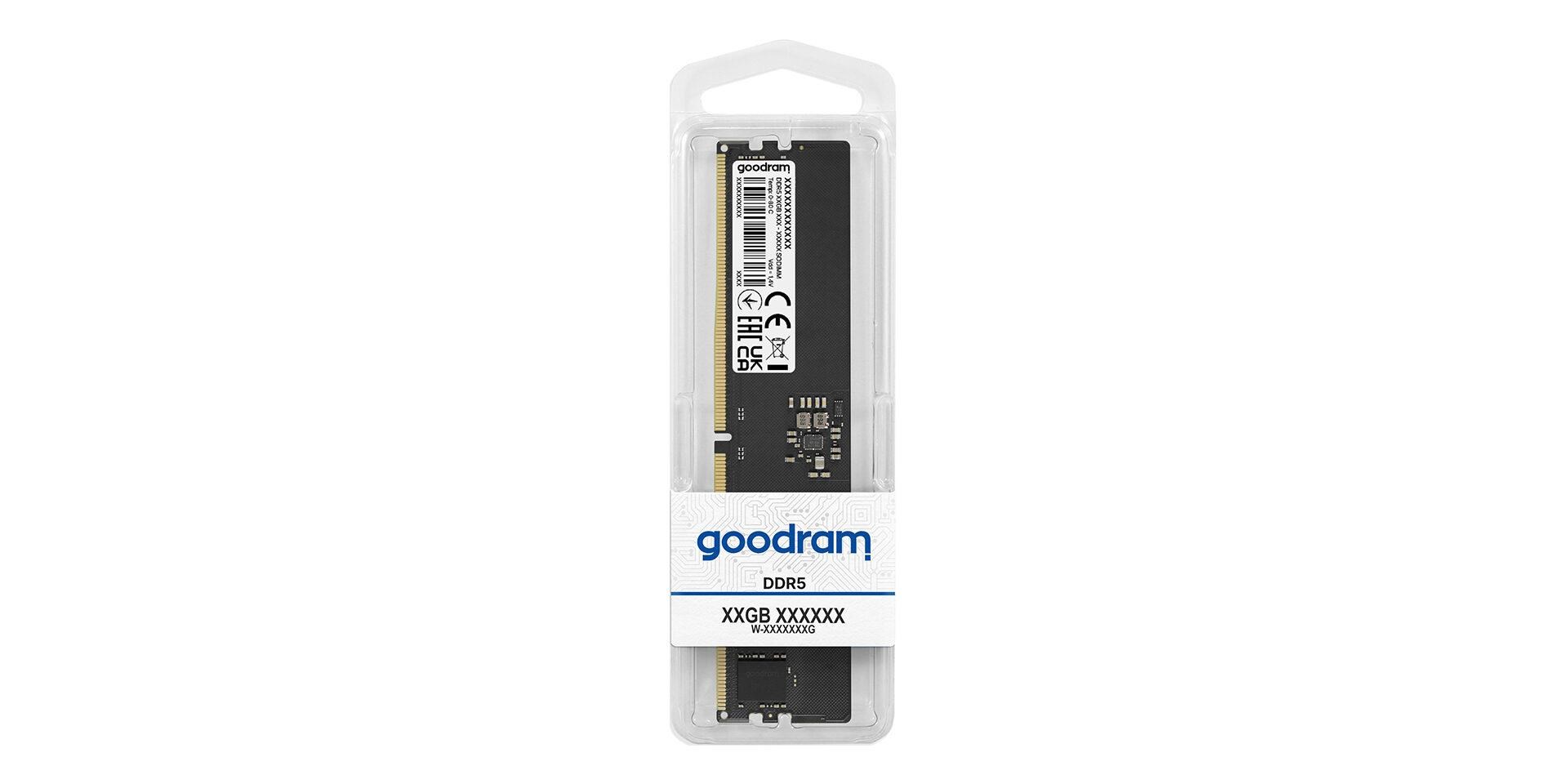 GOODRAM DIMM DDR5 8GB 4800MHz CL401 