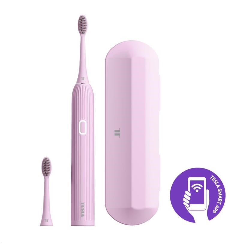 BAZAR - Tesla Smart Toothbrush Sonic TS200 Deluxe Pink - rozbaleno, vystaveno0 
