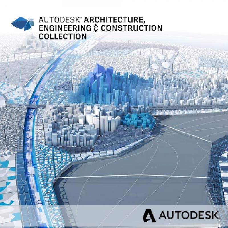 Autodesk Architecture,  Engineering & Construction Collection 2024,  1 komerční uživatel,  pronájem na 1 rok0 