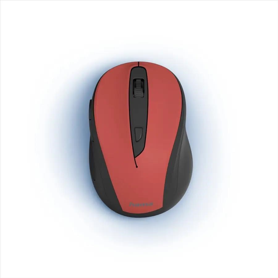 Hama bezdrôtová optická myš MW-400 V2,  ergonomická,  červená/ čierna2 