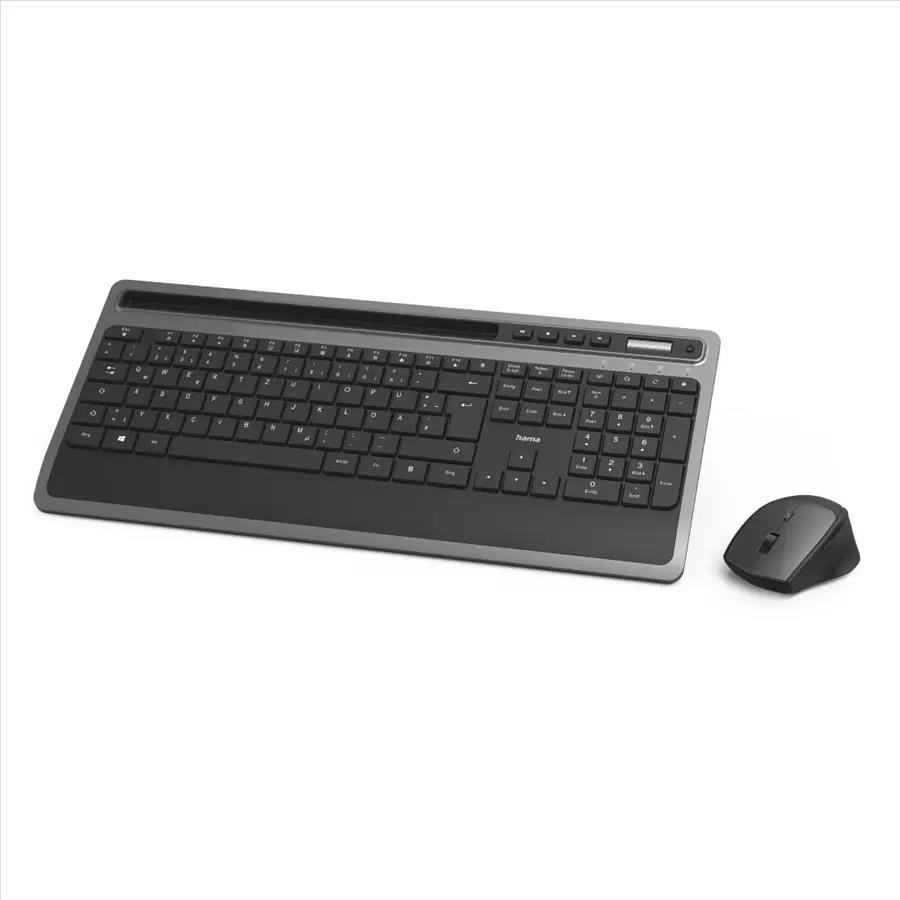 Hama set bezdrôtovej multimediálnej klávesnice a myši KMW-600, antracitová/čierna0 