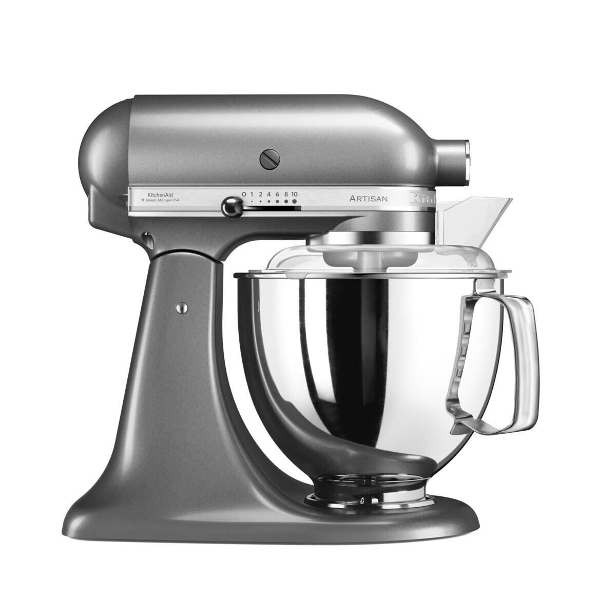 KitchenAid Artisan 5KSM175PSEMS kuchyňský robot,  10 rychlostí,  planetární systém,  celokovová konstrukce,  šedá6 