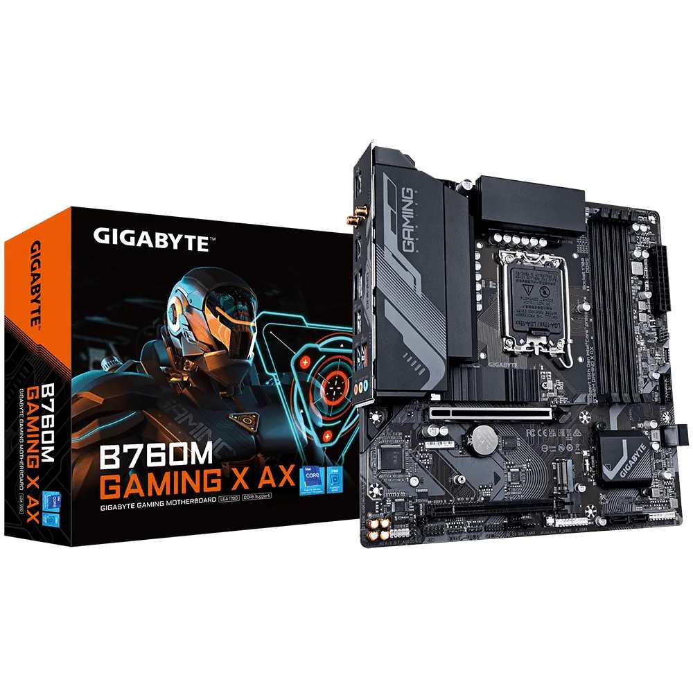 GIGABYTE B760 GAMING X AX/ LGA 1700/ mATX0 