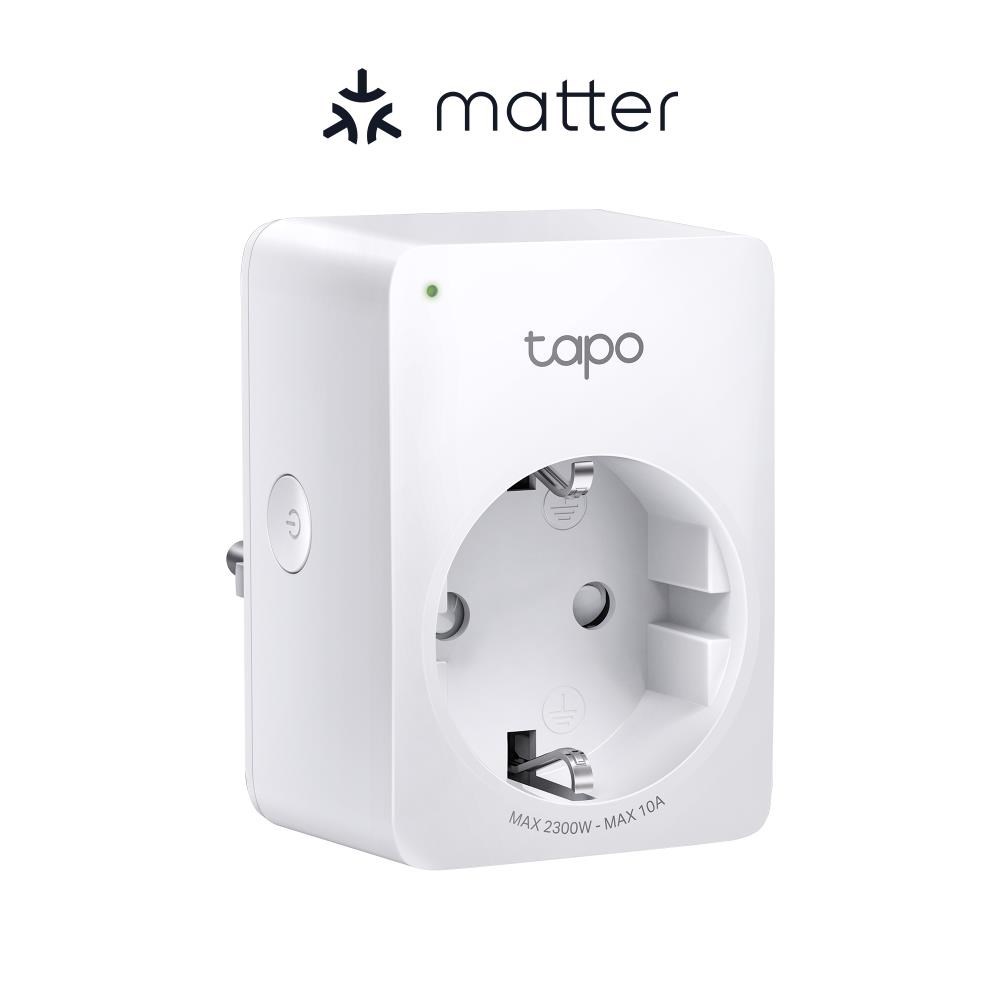 TP-Link Tapo P100M(EU) chytrá WiFi mini zásuvka (2300W, 10A, 2, 4 GHz, BT)0 