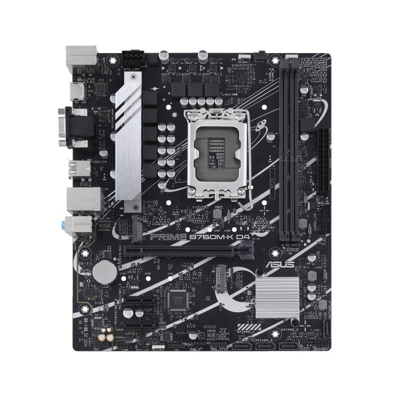 ASUS MB Sc LGA1700 PRIME B760M-K DDR4,  Intel B760,  2xDDR4,  1xHDMI,  1xVGA,  mATX1 