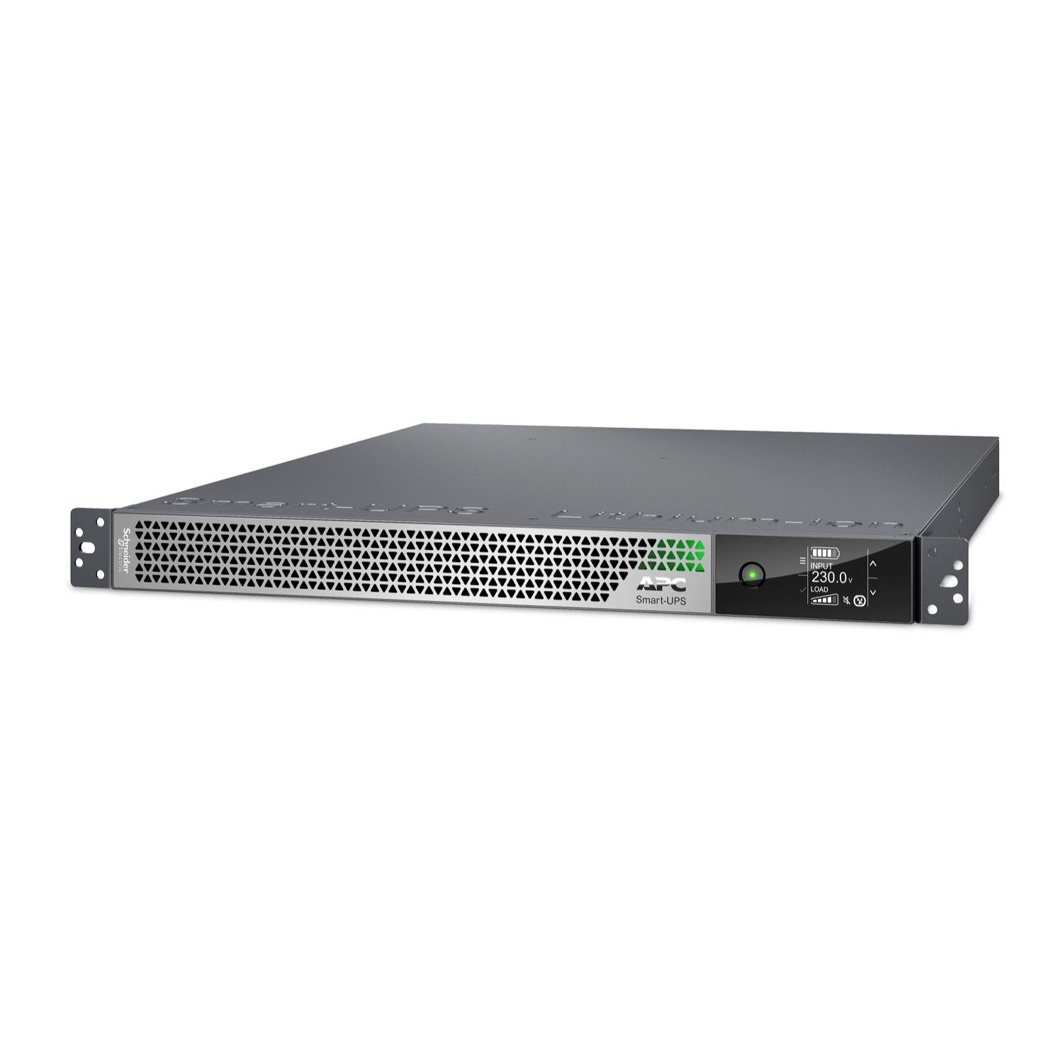 APC Smart-UPS Ultra, 2200VA 230V 1U, s batériou Lithium-Ion, with Network Management Card Embedded