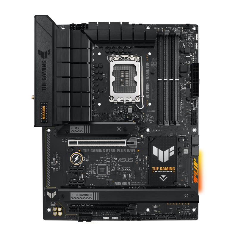 ASUS MB Sc LGA1700 TUF GAMING B760-PLUS WIFI,  Intel B760,  4xDDR5,  1xDP,  1xHDMI,  WI-FI3 