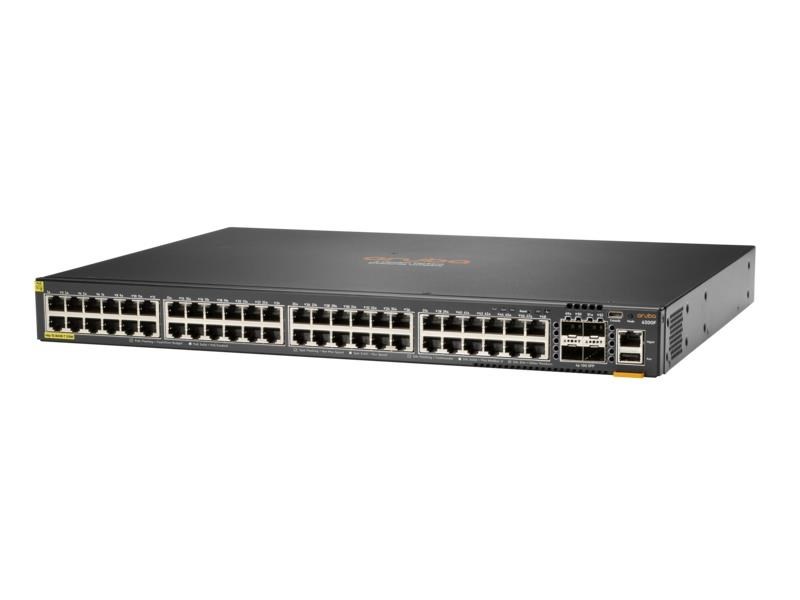 HPE Aruba Networking CX 6200F 48G Class-4 PoE 4SFP+ 370W Switch0 