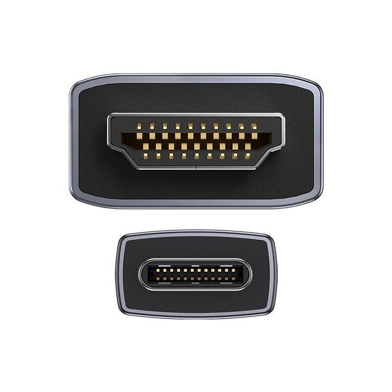Baseus Graphene Series USB-C na HDMI 2.0,  4K 60Hz,  kabel 1m,  černá3 
