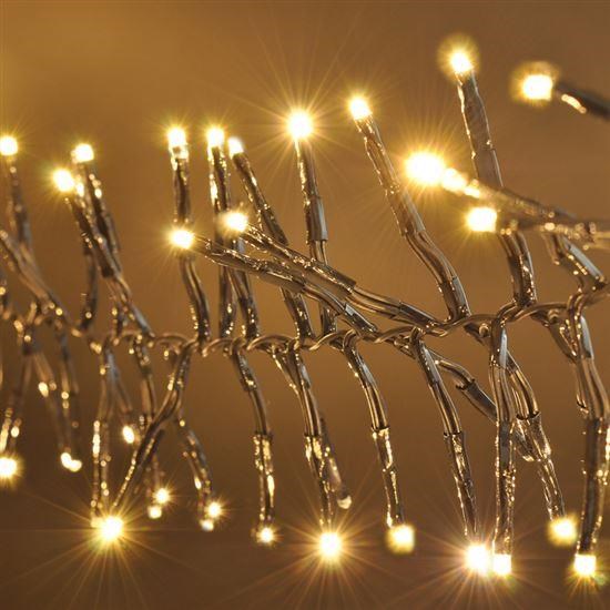 Bazar-Solight LED venkovní vánoční řetěz s dálkový ovládáním - Cluster,  576 LED,  IP44,  teplá bílá- poškozený obal2 