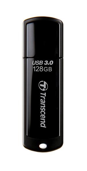 TRANSCEND Flash disk 128GB JetFlash®700, USB 3.0 (R:90/W:40 MB/s) čierna0 