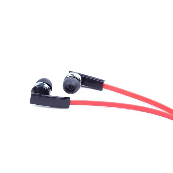 GEMBIRD sluchátka s mikrofonem MHS-EP-OPO pro MP3,  plochý kabel,  černá0 