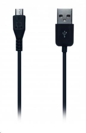 CONNECT IT MicroUSB kábel (kompatibilný so Samsung/ HTC) 1 m pre telefón,  čierny0 
