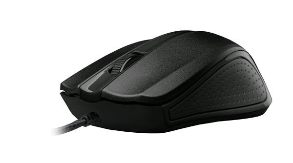 Myš C-TECH WM-01,  čierna,  USB0 