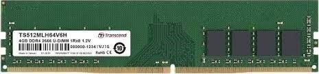 TRANSCEND DIMM DDR4 4GB 2666MHz 1Rx8 CL190 