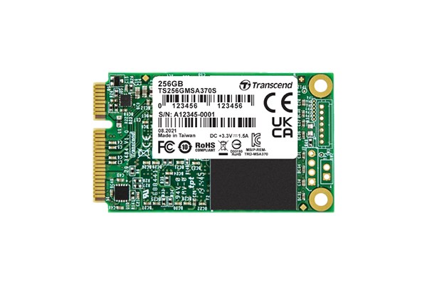 TRANSCEND SSD 128GB 370S,  mSATA,  SATA III,  MLC0 