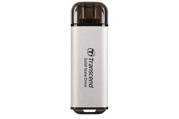 TRANSCEND Externí SSD ESD300S 512GB,  External SSD,  USB 10Gbps,  Type C,  stříbrná0 