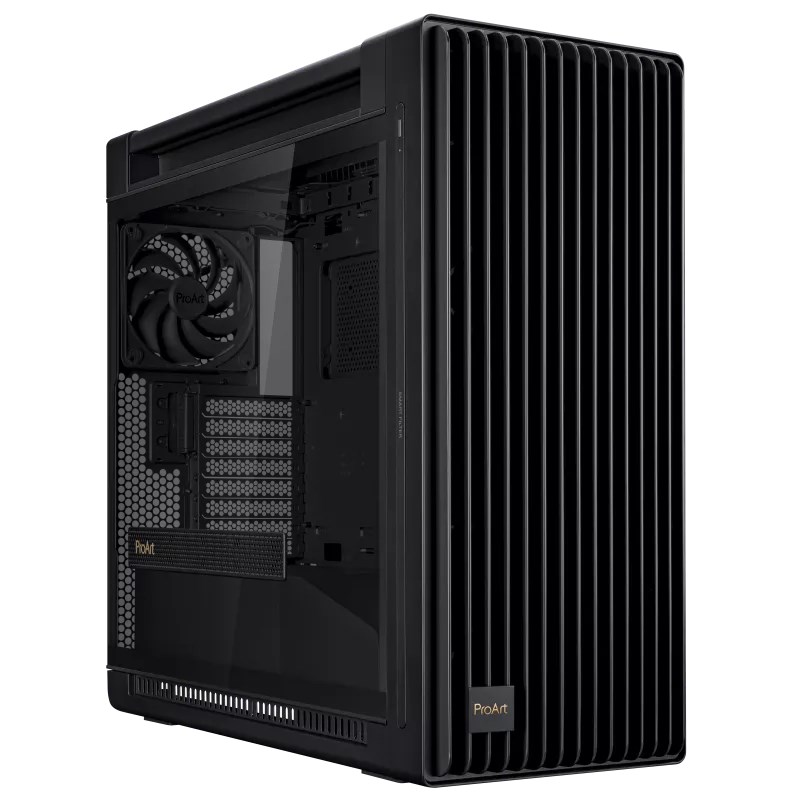 ASUS case PROART PA602 TG ARGB BLACK, Mid Tower, průhledná bočnice, černá0 