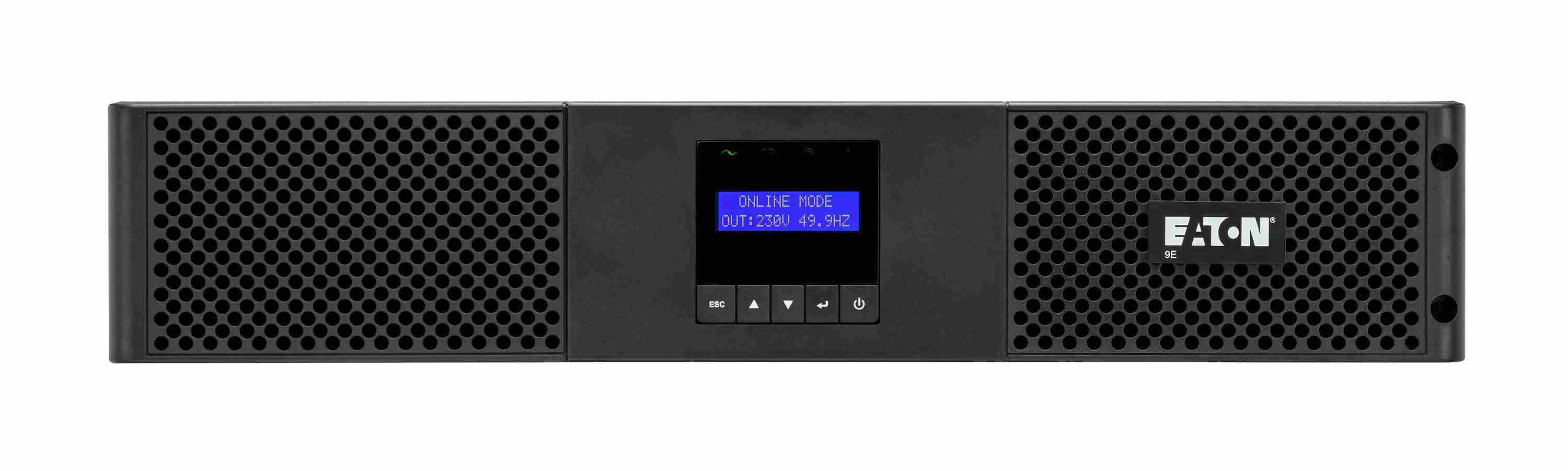 Eaton 9E3000IR,  UPS 3000VA /  2700W,  LCD,  ON-LINE,  rack 2U ( možno dokoupit 9EEBM72R )0 