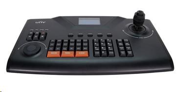 Uniview IP klávesnica na ovládanie PTZ kamery,  LCD displej,  RJ-45 10/ 100,  USB 2.0.,  RS-232,  RS-4850 