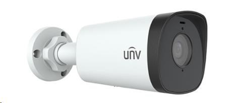 UNIVIEW IP kamera 2880x1620 (5 Mpix), až 25 sn/s, H.265, obj. 4,0 mm (91,2°), PoE, 2x Mic., DI/DO, Smart IR 80m, WDR 1201 