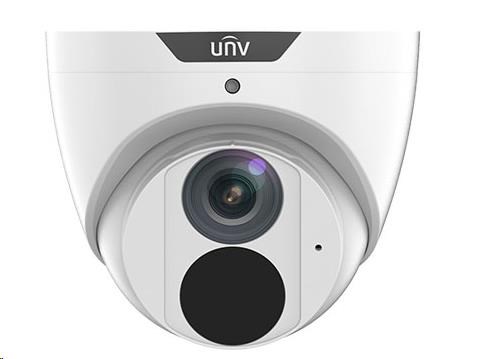 UNIVIEW IP kamera 3820x2160 (4K UHD), až 20 sn/s, H.265, obj. 2,8 (112,4°), PoE, Mic.,Repro, IR 30m, WDR 120dB, ROI, koridor formá0 