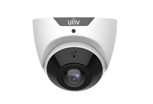 UNIVIEW 2880x1620 (5Mpix), až 30 sn/s, H.265, obj. 1,68mm (180°), PoE, integrovaný mikrofon, IR 20m, WDR 120dB, Chytré a2 