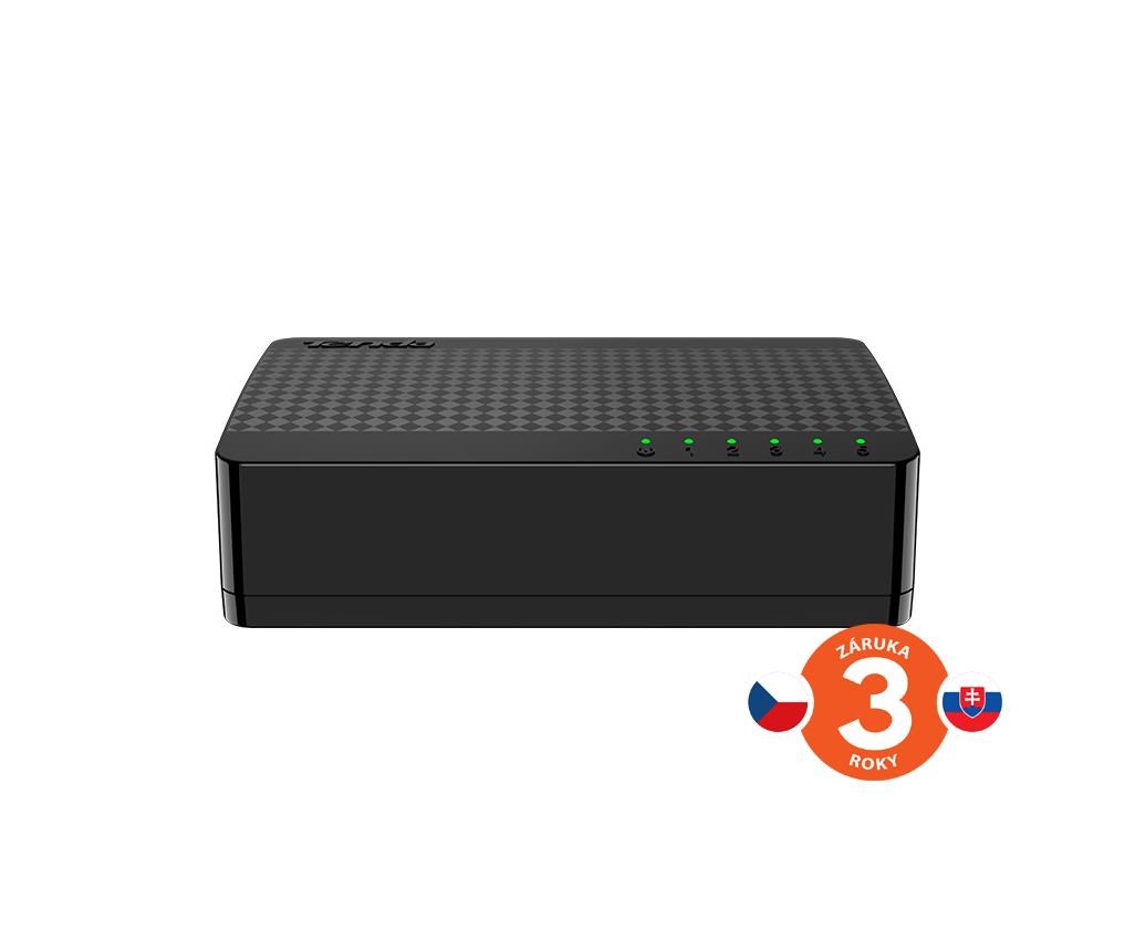 Tenda SG105M 5-portový Gigabit Ethernet Switch,  10/ 100/ 1000Mbps,  Plast,  Desktop0 
