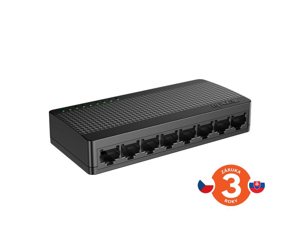 Tenda SG108M 8-portový Gigabit Ethernet Switch,  10/ 100/ 1000Mbps,  Plast,  Desktop1 