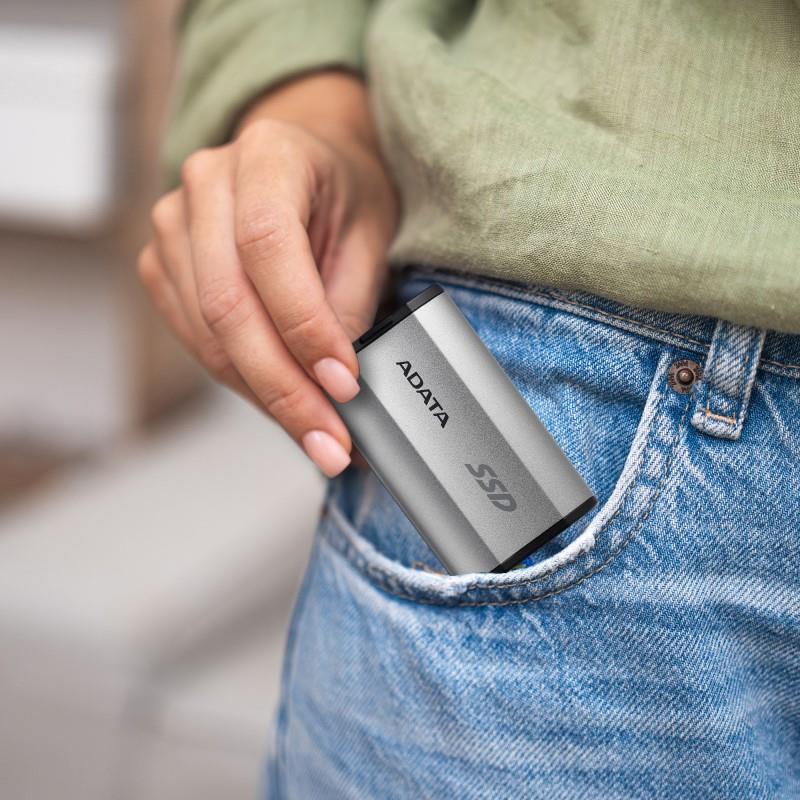 ADATA External SSD 500GB SD810 USB 3.2 USB-C,  Stříbrná6 