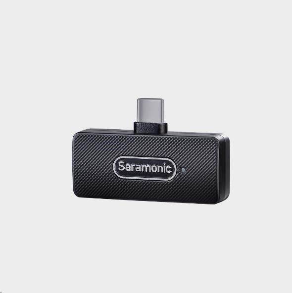 Saramonic Blink 100 B6 (TX+TX+RX UC) 2.4GHz bezdrátový mikrofonní systém pro USB-C zařízení/  otevřeno2 