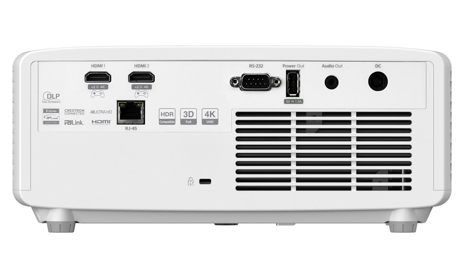 Optoma projektor ZK450  (DLP,  Laser,  UHD 3840x2160,  4200 ANSI,  2xHDMI,  RS232,  RJ45,  USB-A power,  repro 1x15W)3 