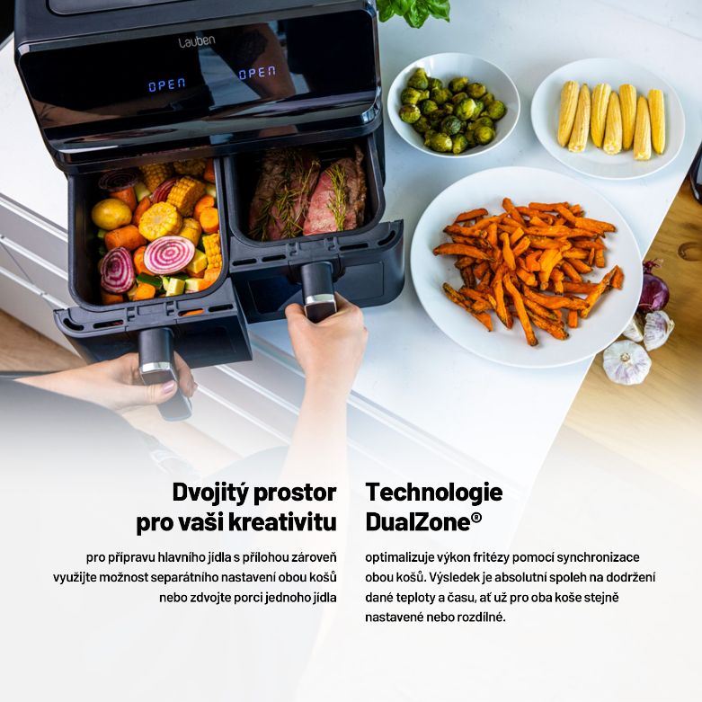 Lauben DualZone® Air Fryer 8000BC1 