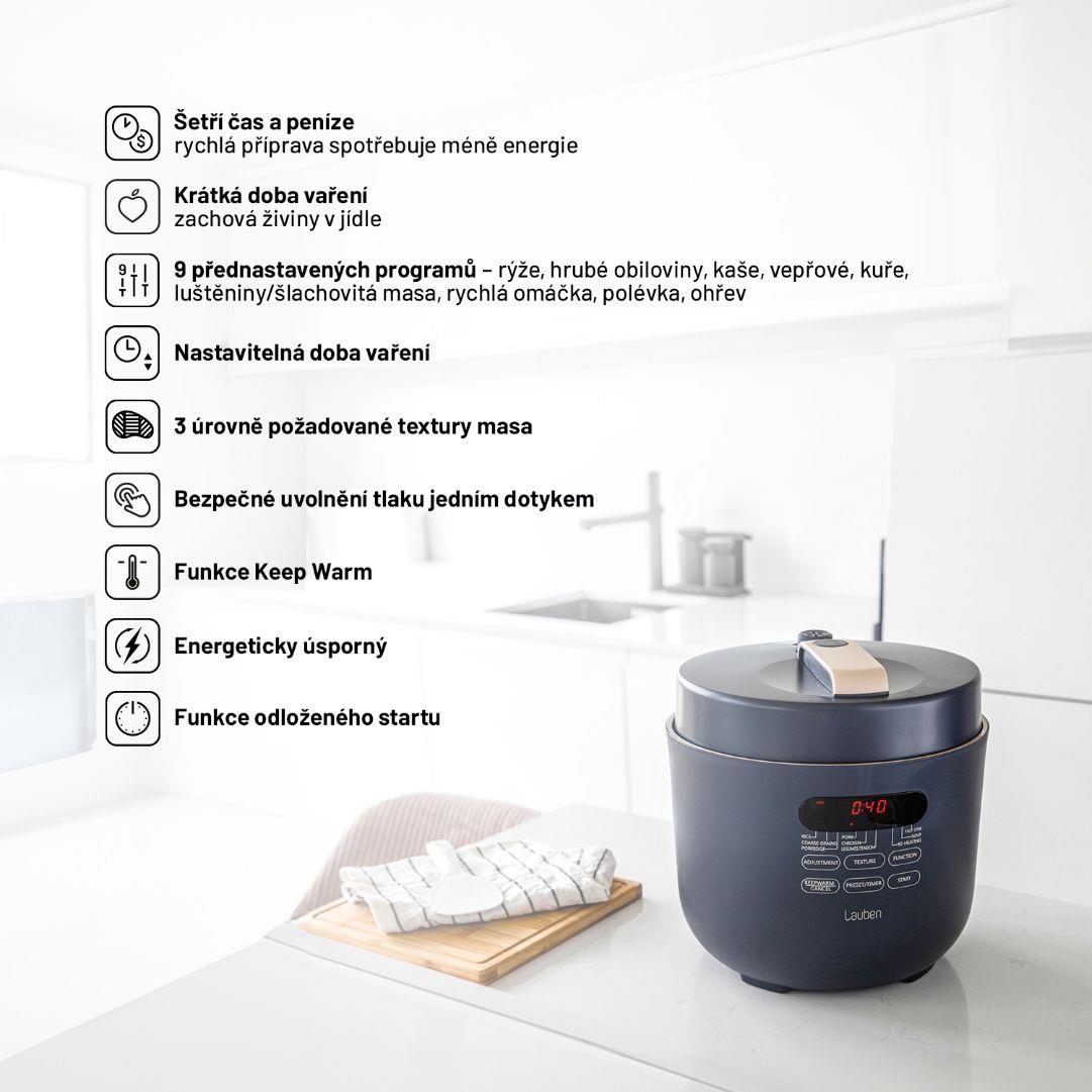 Lauben Electric Pressure Cooker 5000AT12 