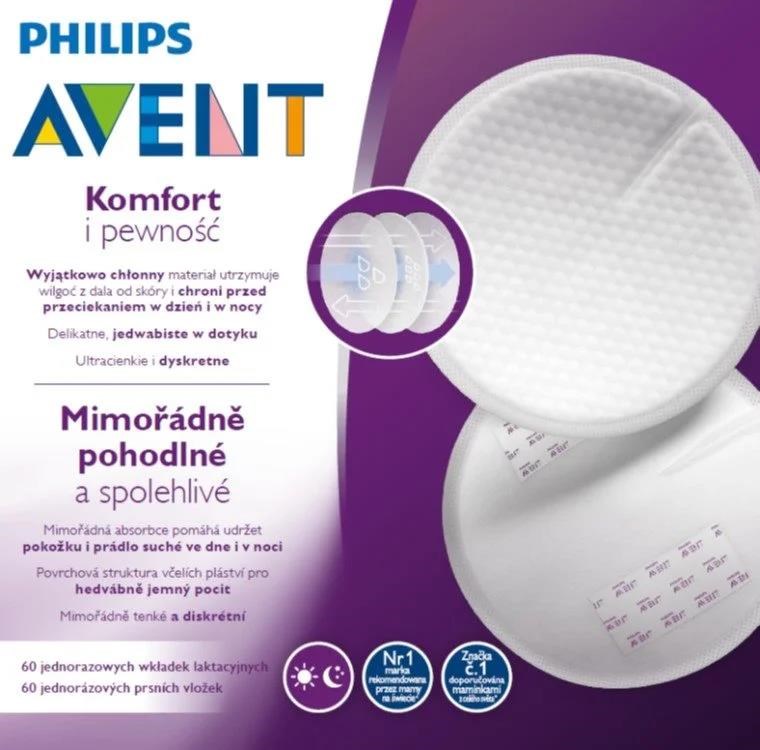 Philips AVENT prsní vložky jednorázové,  60 ks3 