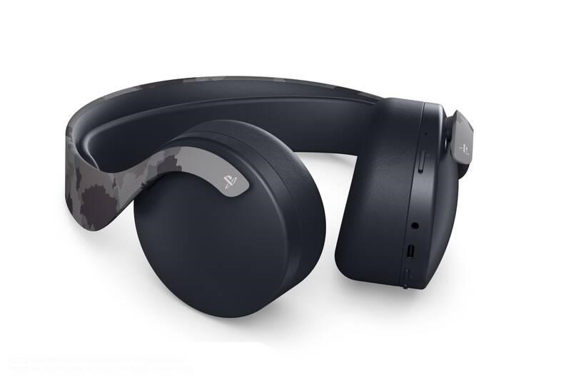 SONY PULSE Wireless Headset Grey Camo1 