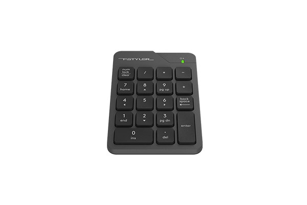 A4tech FSTYLER bezdrátová numerická klávesnice,  šedá2 