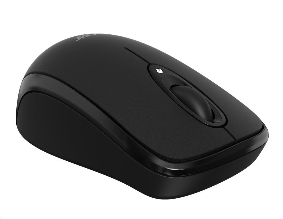 ACER Bluetooth Mouse Black (AMR120) - optical IR LED, BT 5.1, 1000 dpi, 10m dosah, životnost 24měs, 66g, 2xAAA battery, černá1 