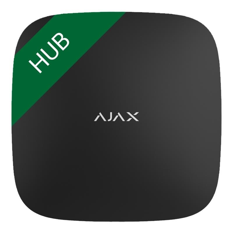SET Ajax Hub black + Ajax SpaceControl black - ZDARMA2 