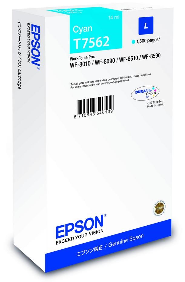 Atramentová kazeta EPSON WF-8xxx Series L Cyan - 1500str. (14 ml)0 