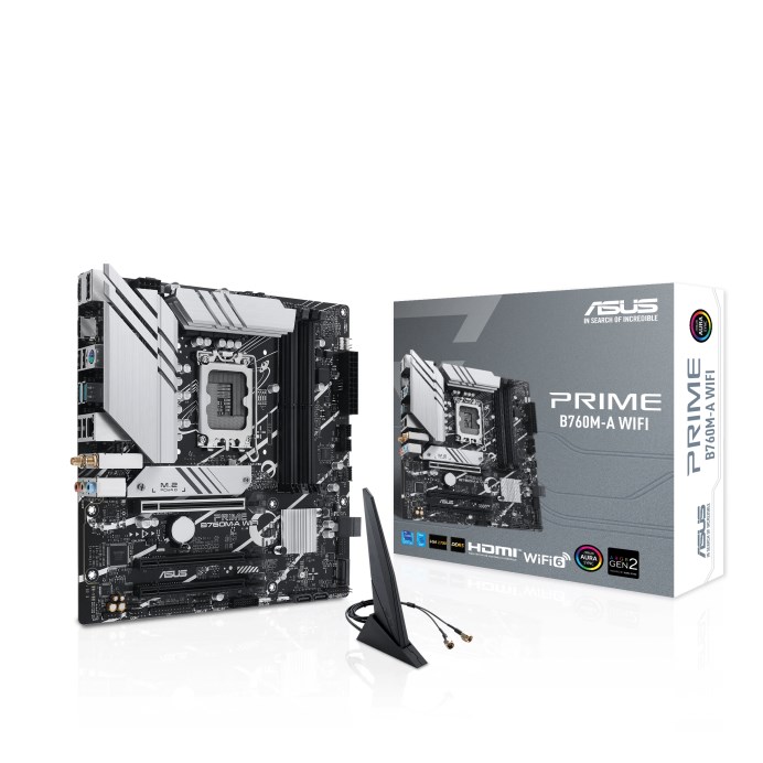 ASUS MB Sc LGA1700 PRIME B760M-A WIFI,  Intel B760,  4xDDR5,  1xDP,  2xHDMI,  mATX2 