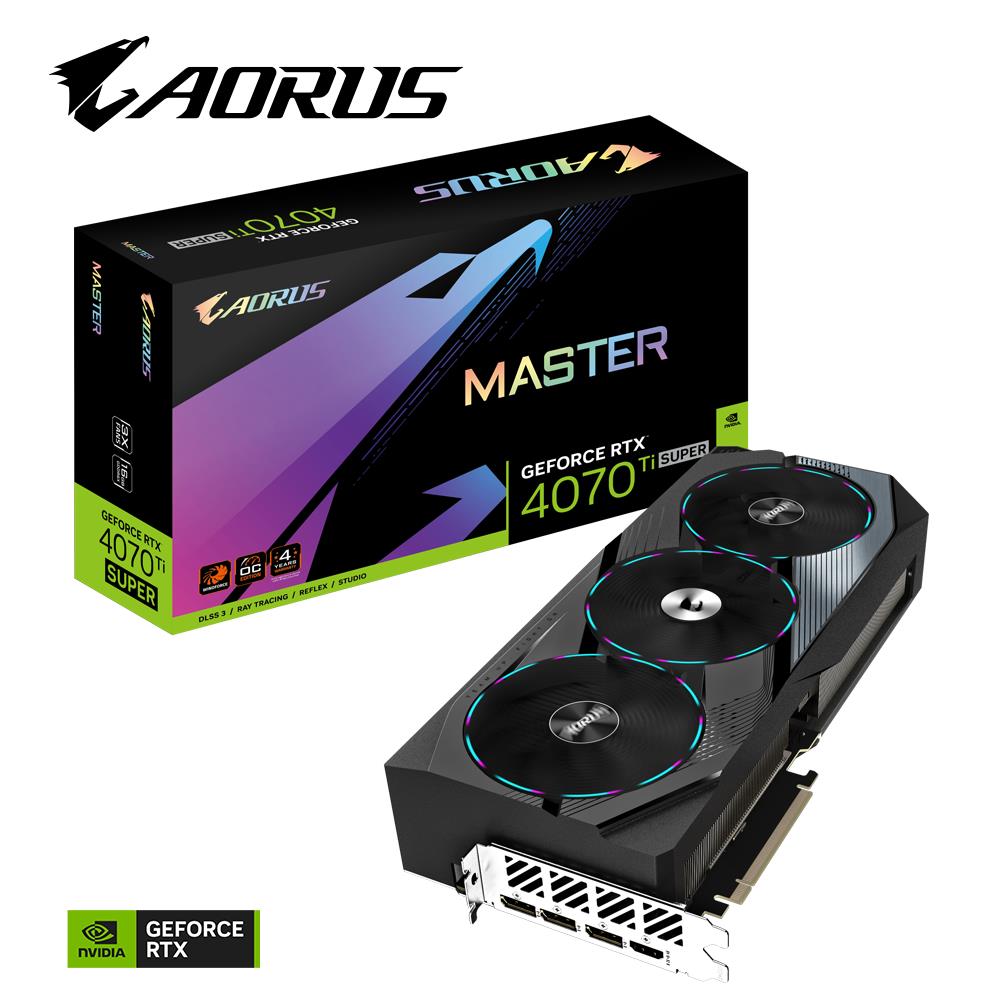 Gigabyte AORUS GeForce RTX 4070 Ti SUPER MASTER 16G4 