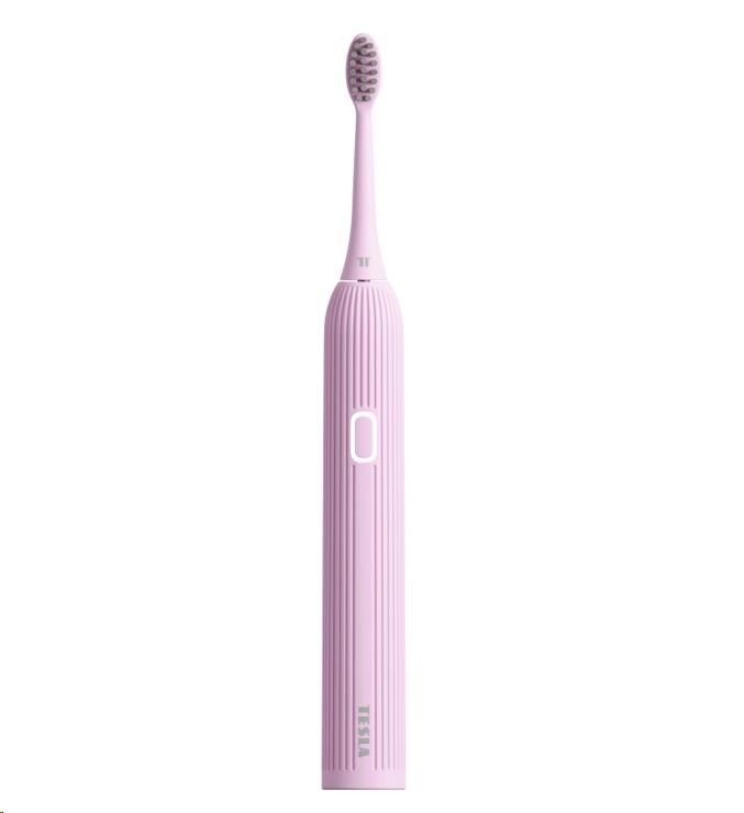 BAZAR - Tesla Smart Toothbrush Sonic TS200 Pink - Poškozený obal (Komplet)2 
