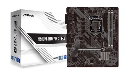 ASRock MB Sc LGA1200 H510M-HDV M.2 SE,  Intel H470,  2xDDR4,  1xHDMI,  1xDVI,  1xVGA,  mATX0 