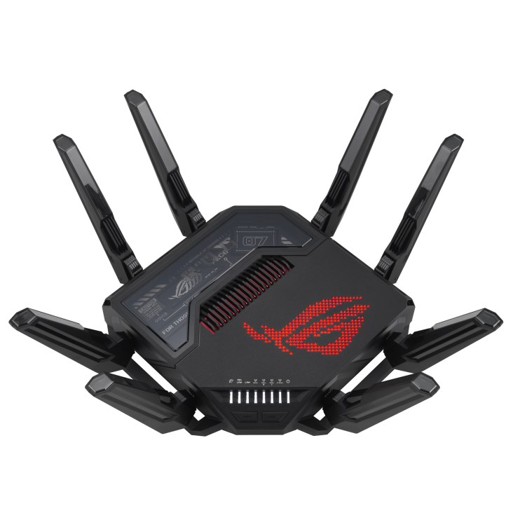 ASUS ROG Rapture GT-BE98 Gaming Router, WiFi 7, Dual 10G Ports, AURA RGB, AiMesh0 