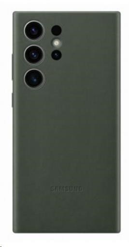Samsung ochranný kryt kožený pro Samsung Galaxy S23 Ultra,  zelená0 