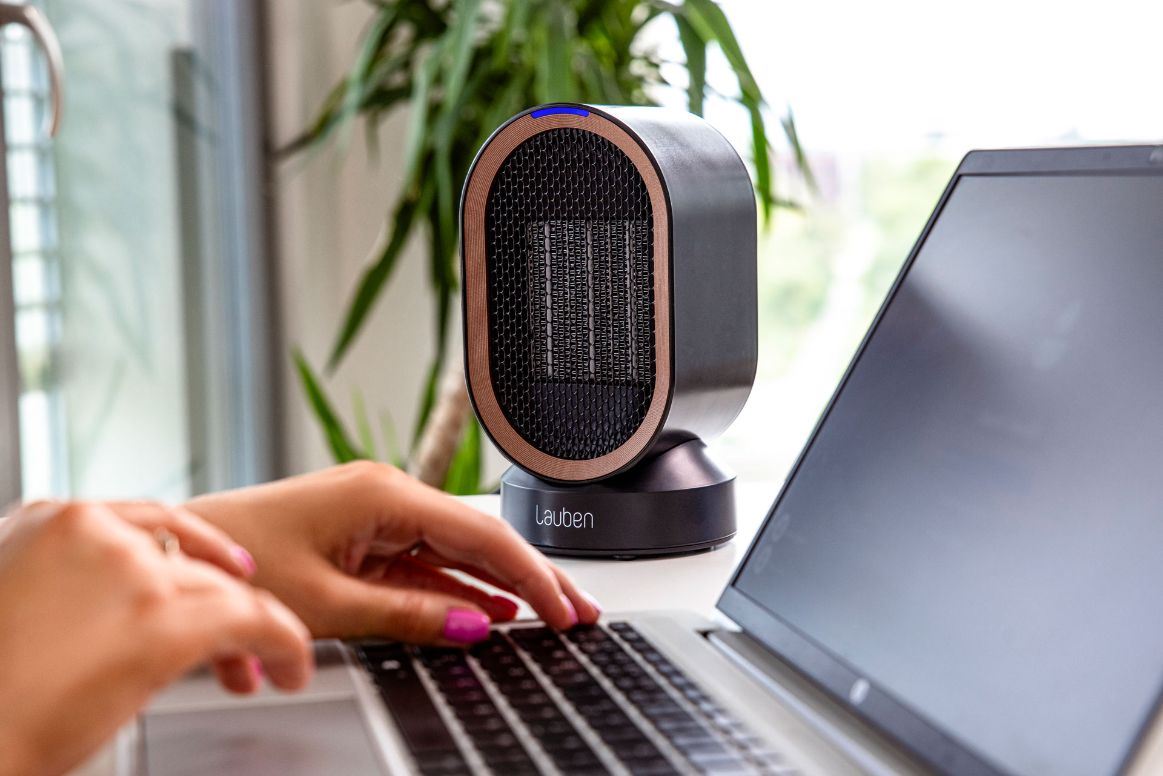 Lauben Desk Fan&Heater 2in1 600BB16 